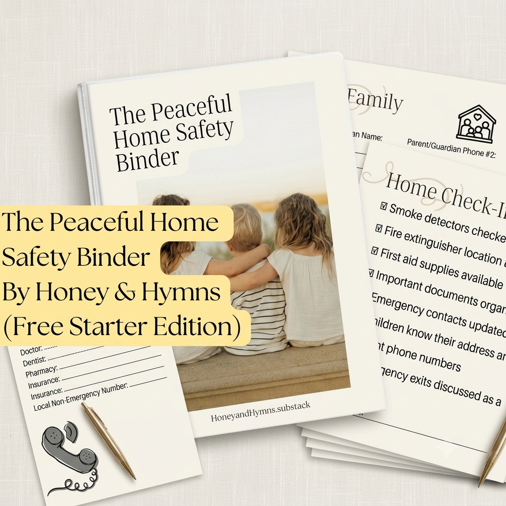 The Peaceful Home Safety Binder Free Starter Edition