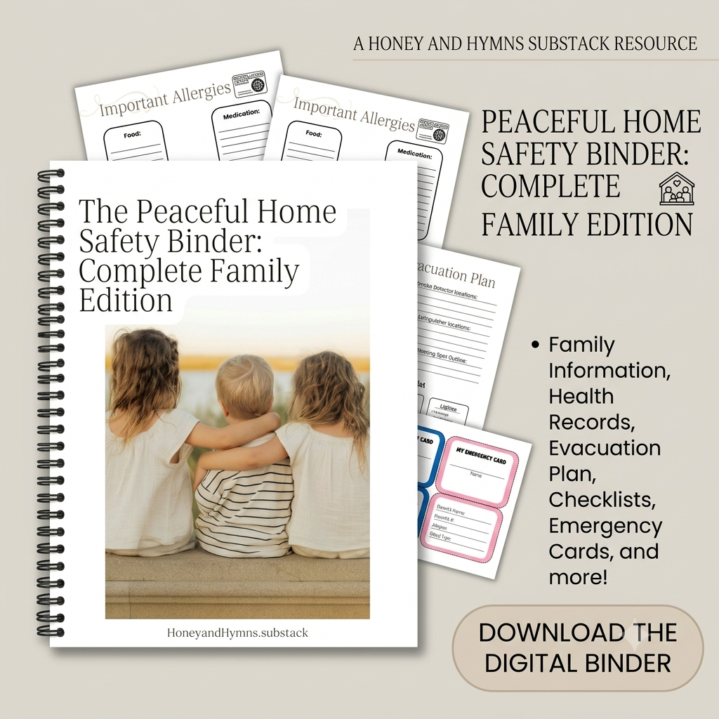 The Peaceful Home Safety Binder